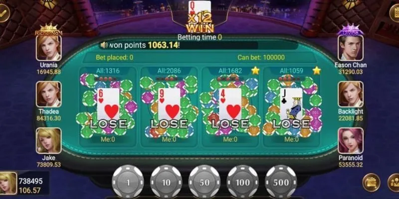 Tất cả thông tin quan trọng về sảnh game bài online